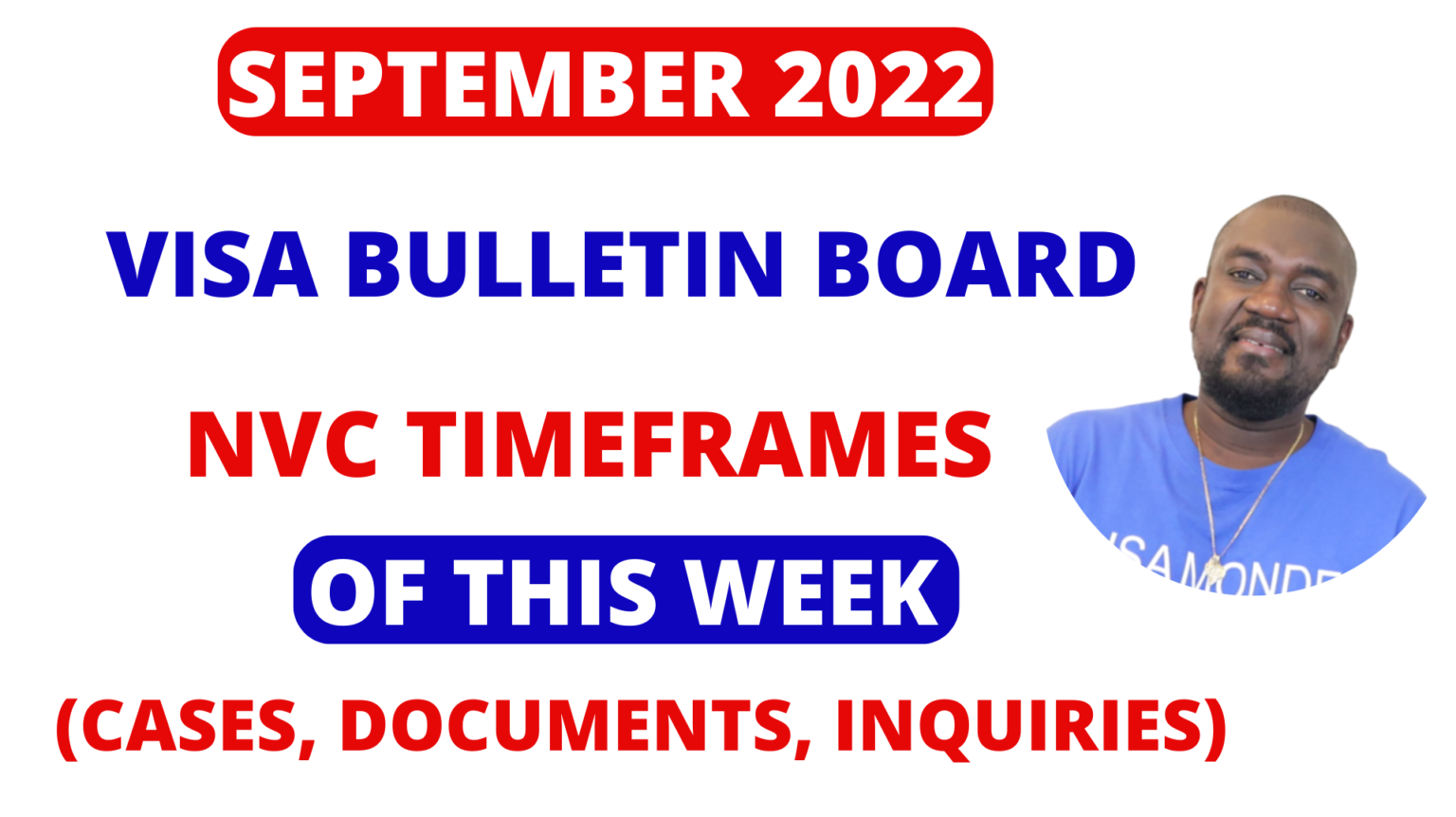 SEPTEMBER 2022 VISA BULLETIN NVC UPDATE OF THIS WEEK 09/06 /2022