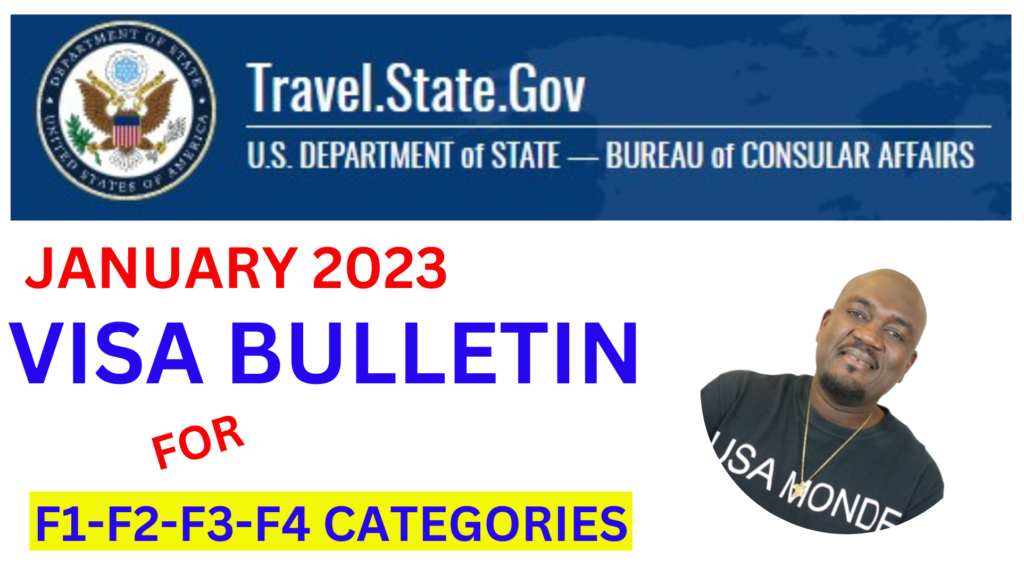 JANUARY 2023 VISA BULLETIN NVC UPDATE OF THIS WEEK (CASES, DOCUMENT